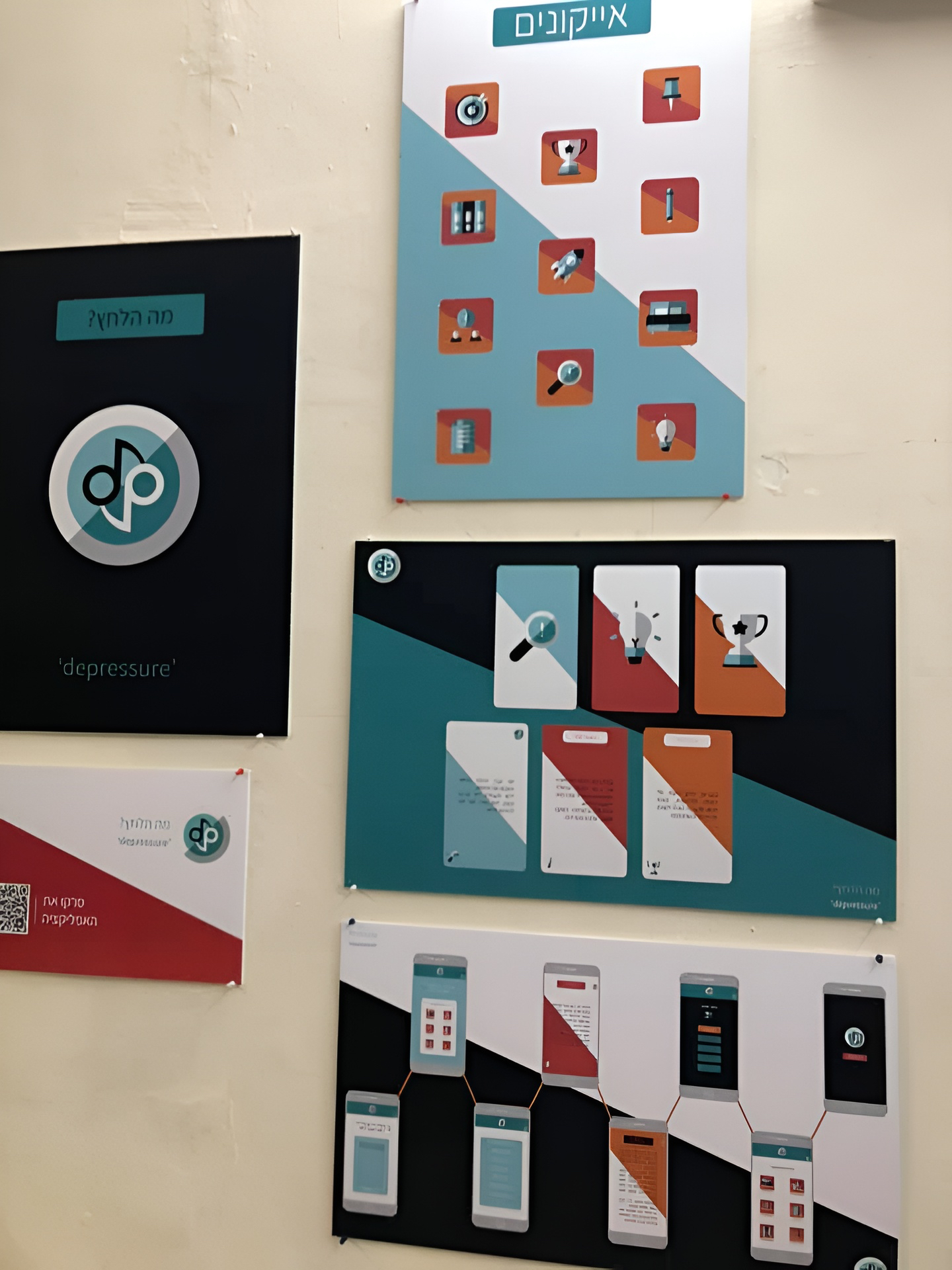 Graphic design exhibition presentation by Kiro