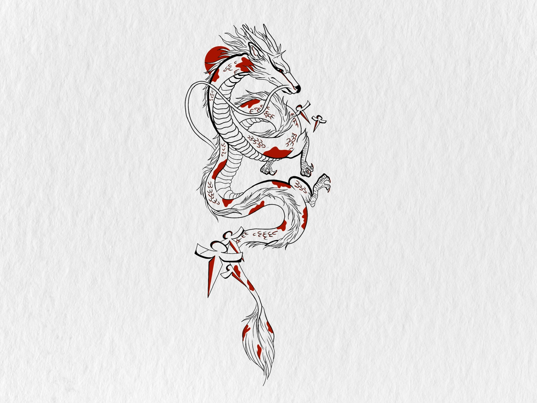 Illustration and tattoo work by Kiro