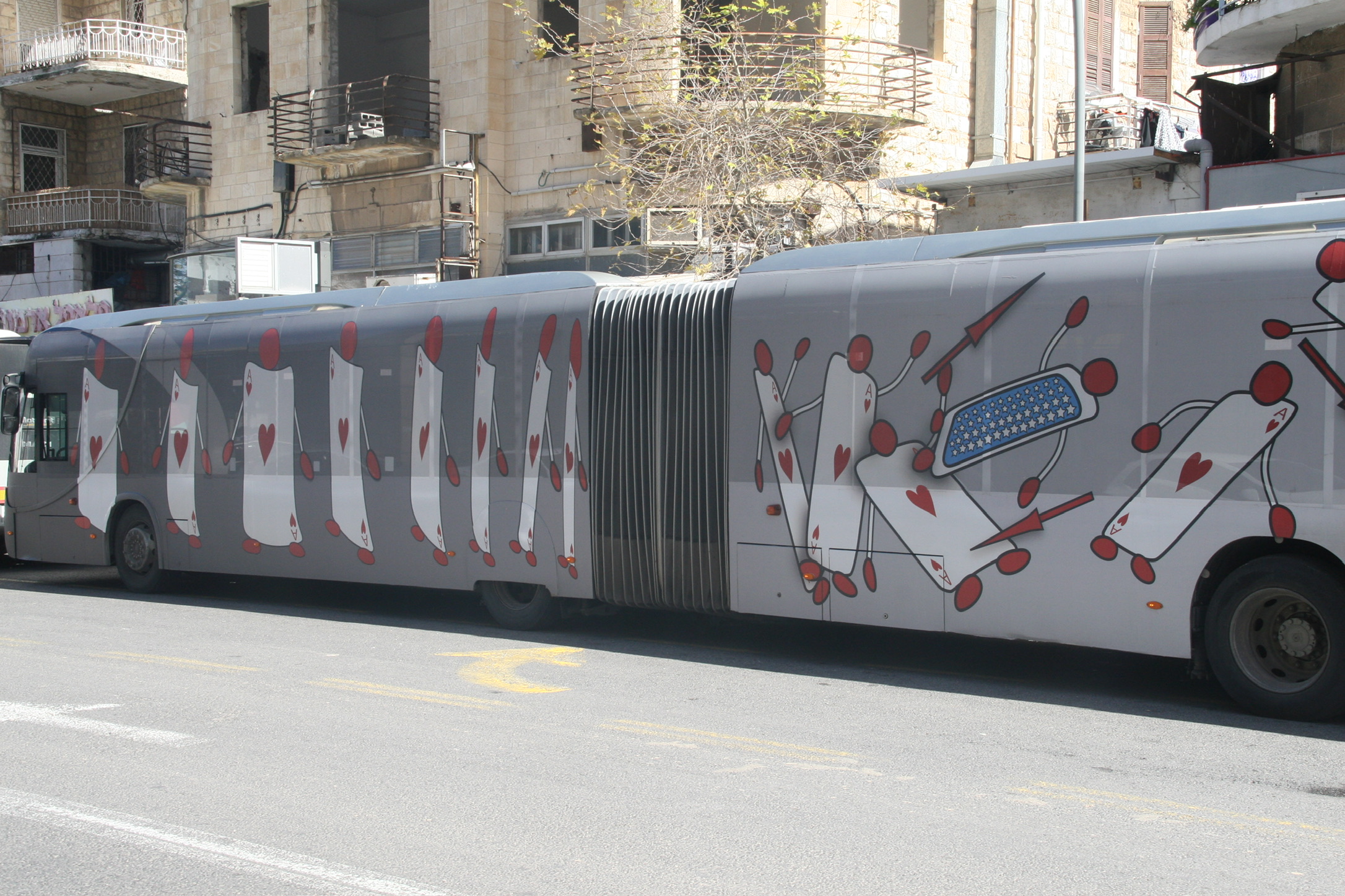Purim seasonal transit design in Haifa by Kiro