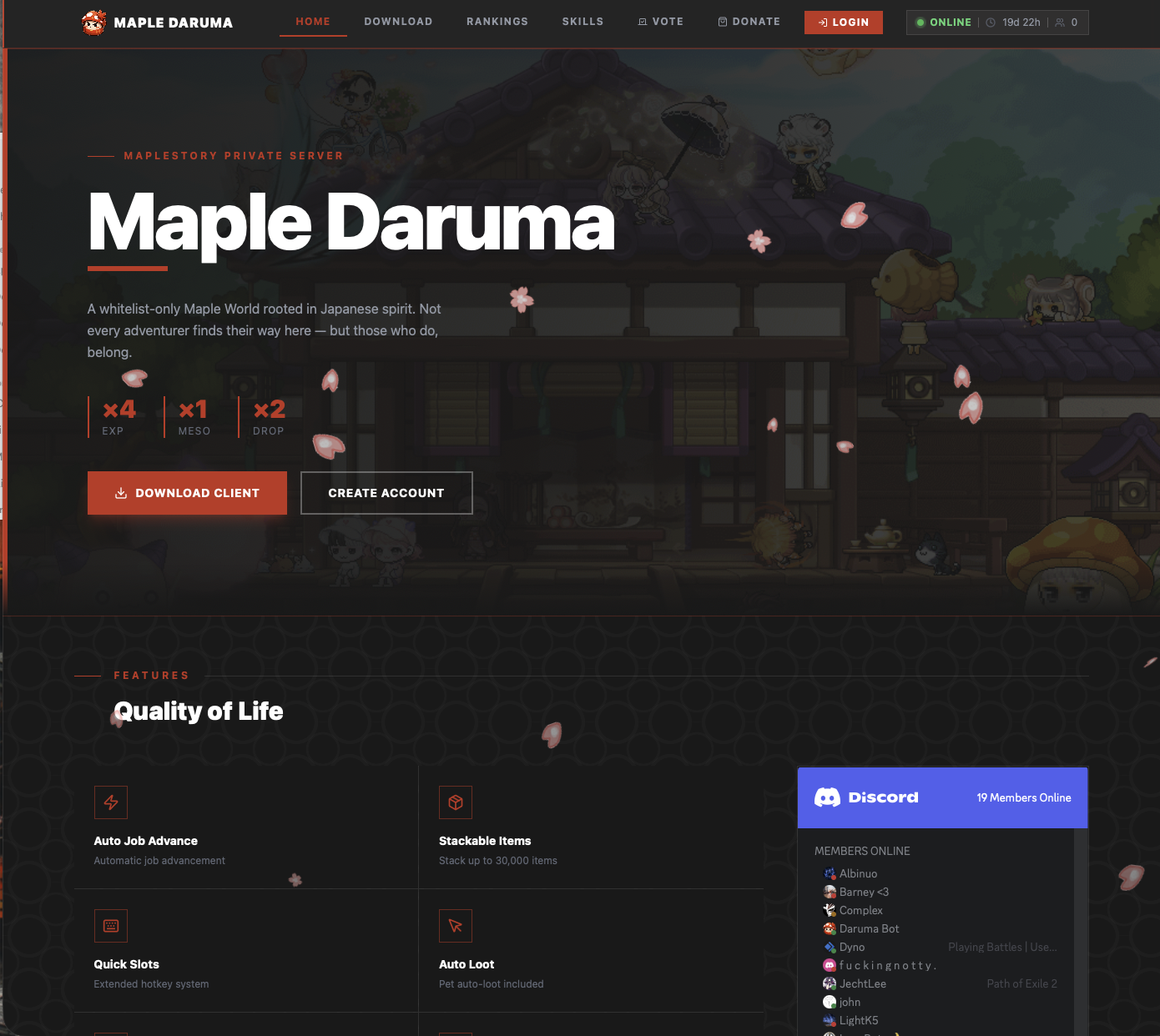 Responsive game website designed and developed by Kiro